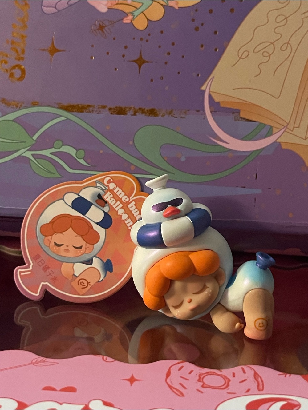 Come Back Balloon! Snowman SSR Figure with ID Card